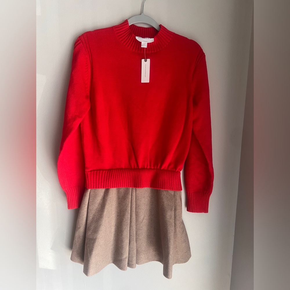 Anthropologie Scarlet Crew Neck Sweater